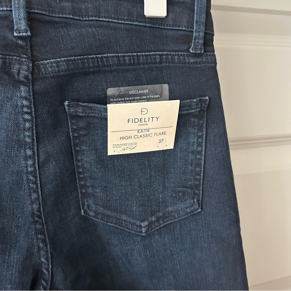 NWT Anthropologie Fidelity Katie High Rise Flare Jeans - Picture 5 of 5